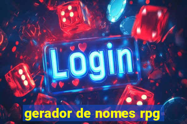 gerador de nomes rpg